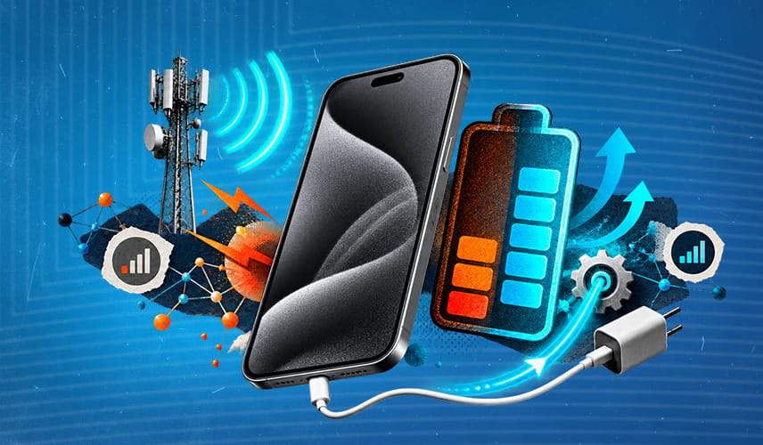 تاثیر 5G بر باتری تلفن همراه؛ چرا شارژ زودتر تمام می‌شود؟