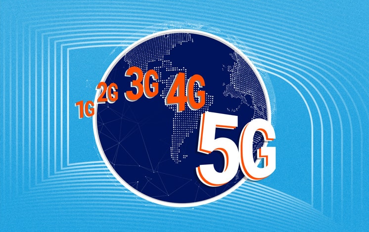 معرفی نسل‌های شبکه تلفن همراه از 1G تا 5G