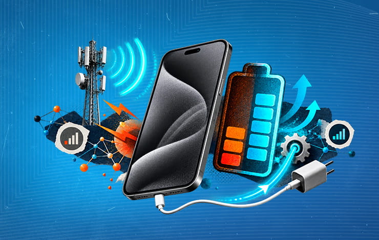 تاثیر 5G بر باتری تلفن همراه؛ چرا شارژ زودتر تمام می‌شود؟