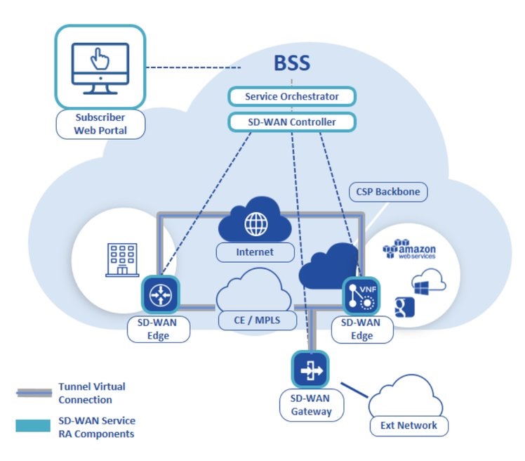 شبکه‌های گسترده نرم‌افزار محور(SD-WAN) بومی
