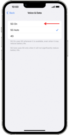 تنظیمات اینترنت گوشی های سازگار با 5G